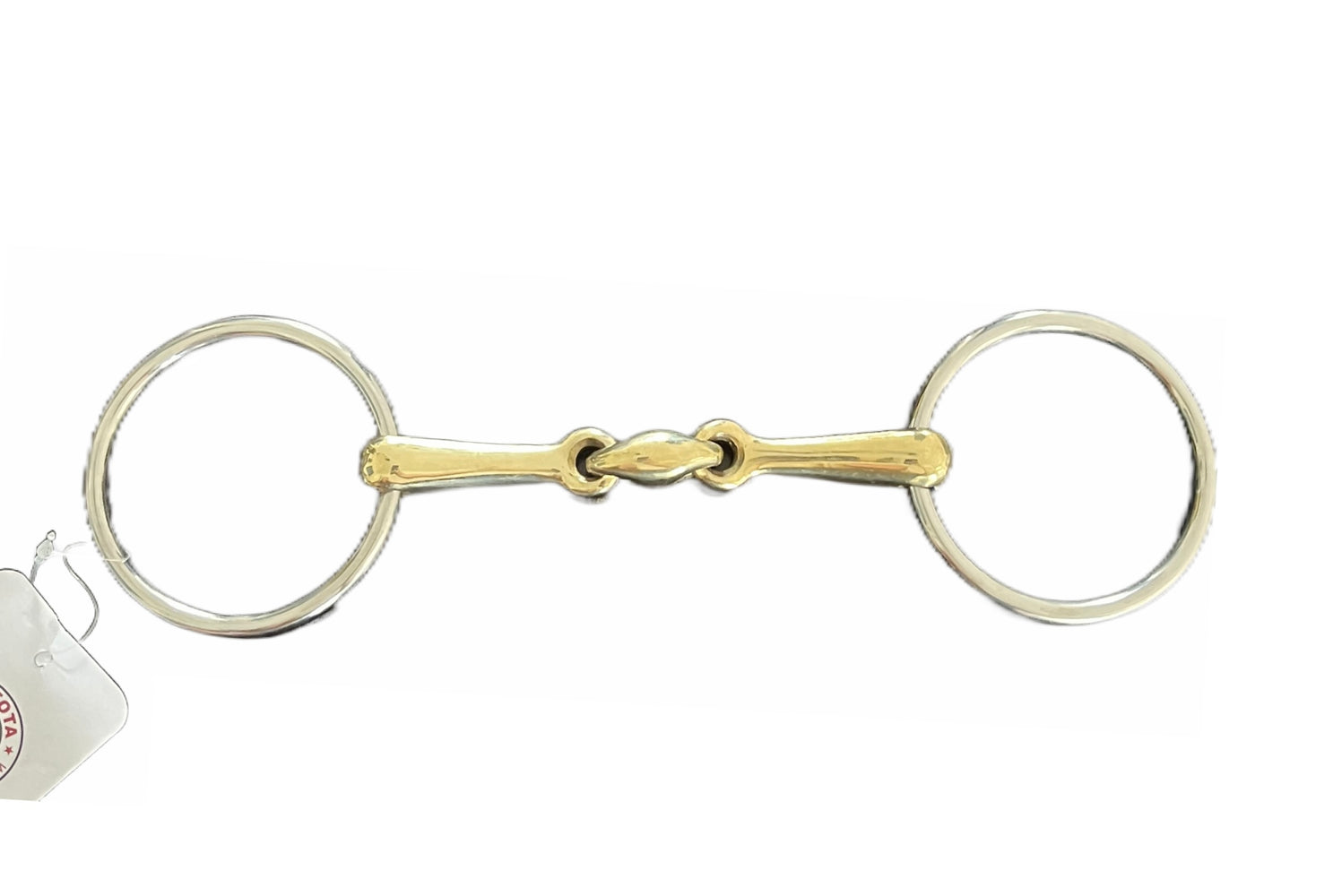 Tota Comfort System Pro Loose Ring Snaffle with Lozenge - German Silver