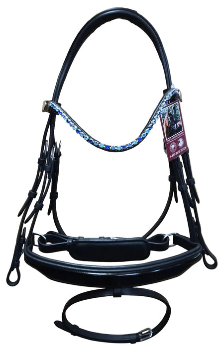 Antigua Snaffle Bridle by The Dressage Connection