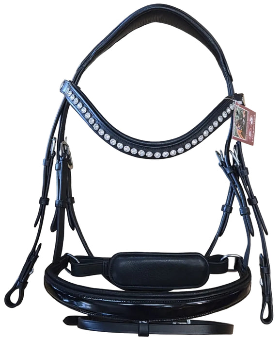 Cozumel Snaffle Bridle by The Dressage Connection