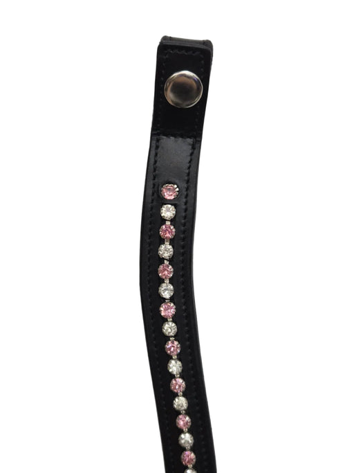 Tota Comfort System Wave Browband: Small Pink and White Crystal