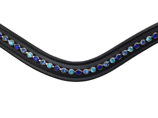 Tota Comfort System Wave Browband: Small Varying Blue Crystal