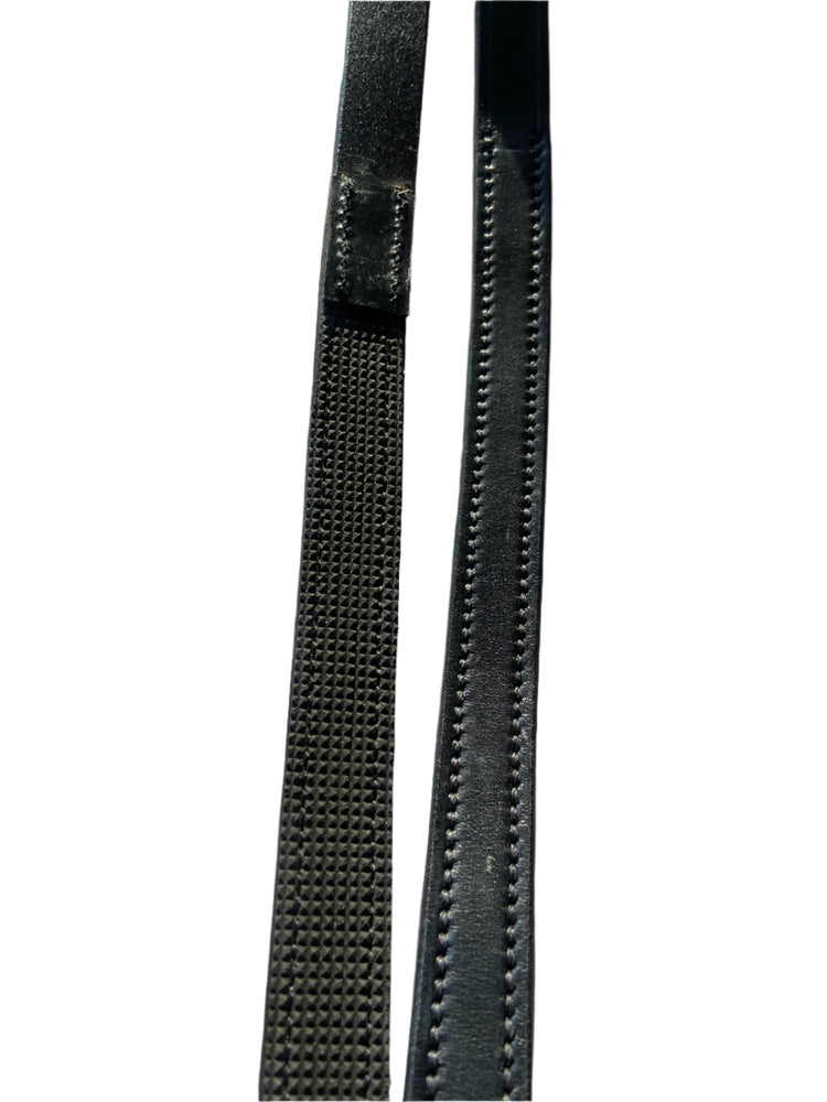 Tota Comfort System Black Rubber Lined Reins