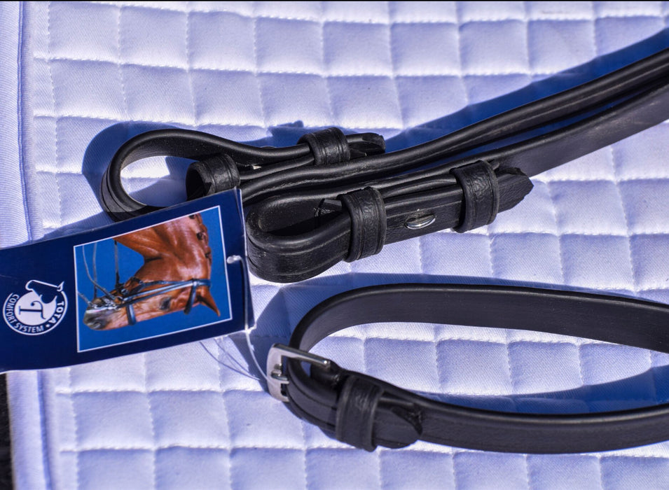 Tota Comfort Rubber-lined Reins with 4" Stops