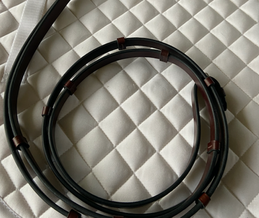 Tota Comfort System Brown Leather Reins with Stops